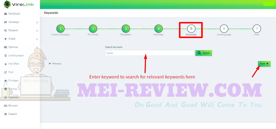 ViroLink-demo-9-Enter-keyword-if-you-want-to-search-for-more-relevant-keyword
