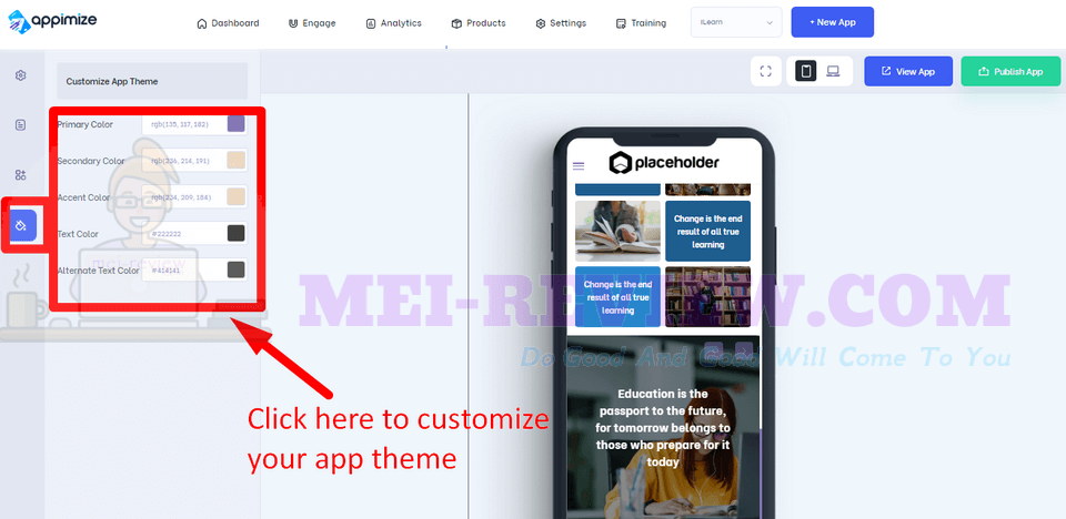Appimize-demo-10-customize-app-theme