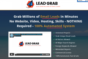LeadGrab Review – Level Up Your Online Marketing Game With The Effective Lead Collecting Tool