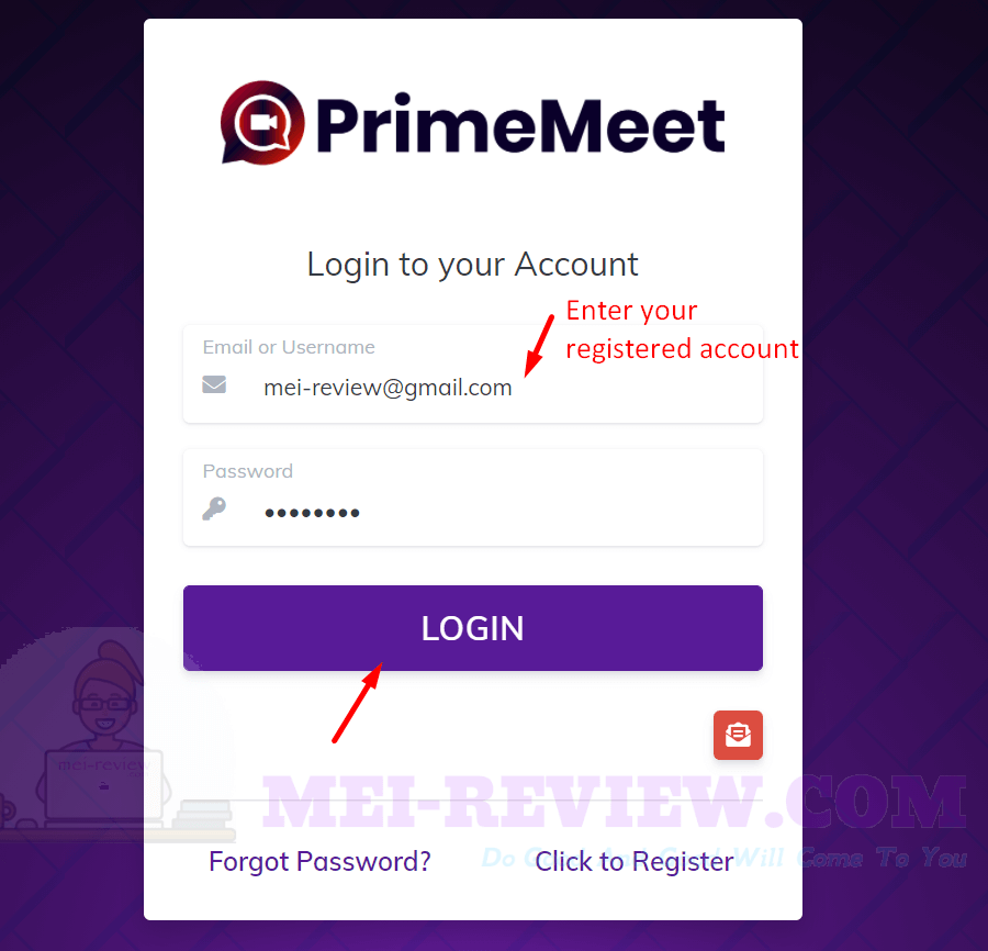 PrimeMeet-demo-1-login