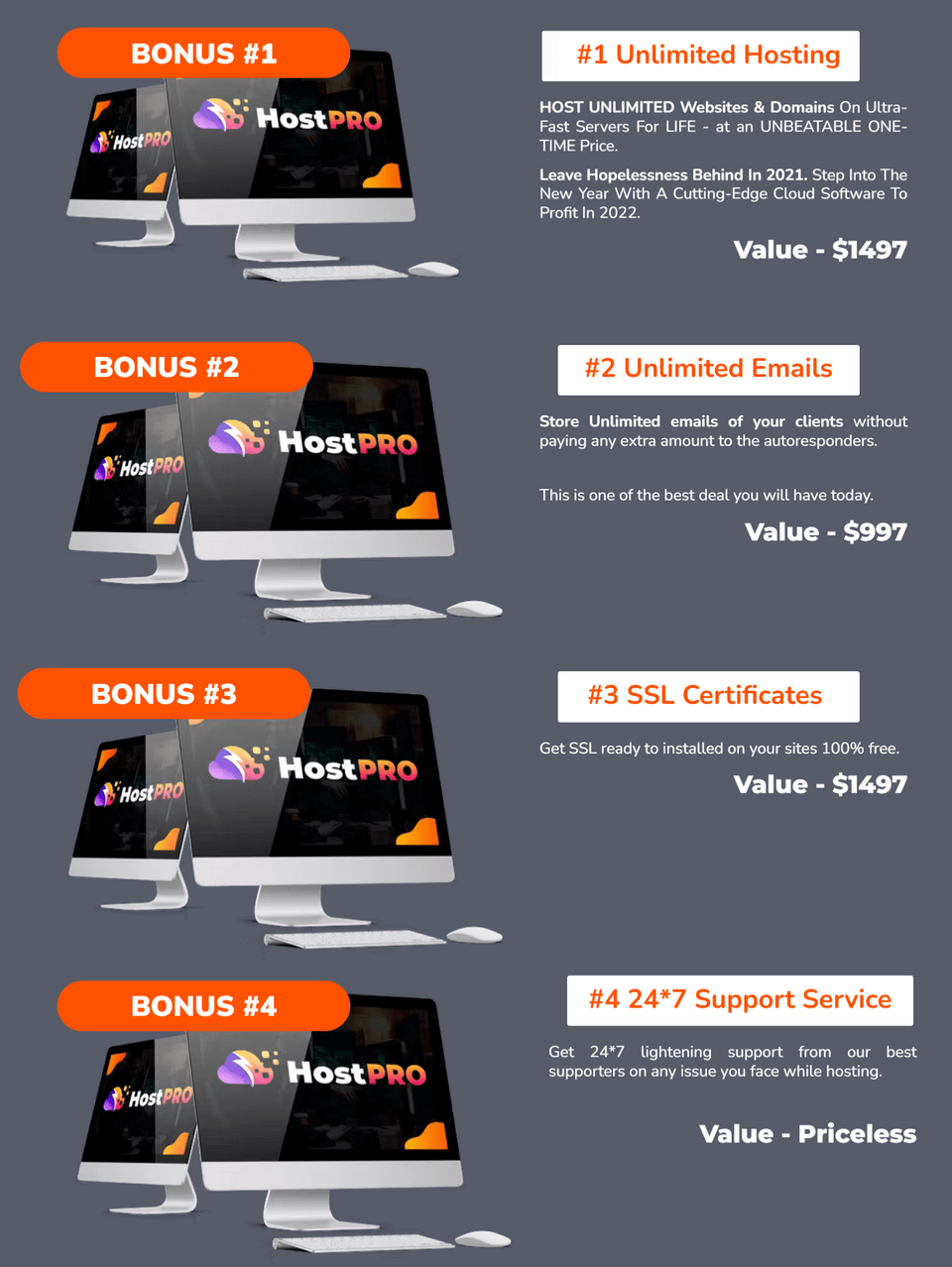 HostPro-bonuses