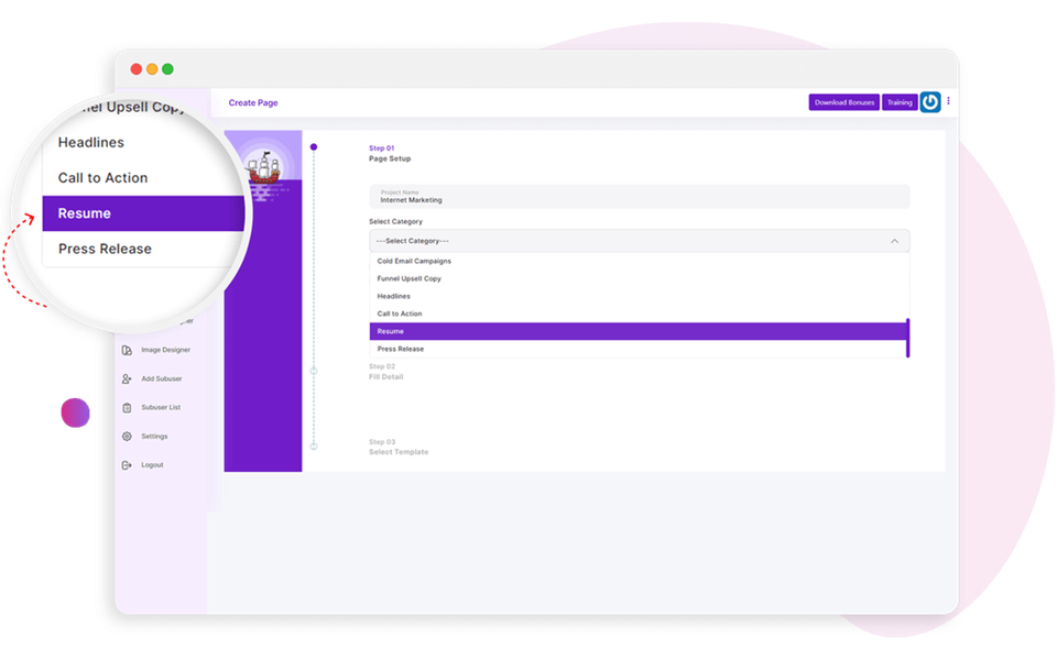Infinity AI Review: A Versatile Tool Design Pages, Email & Ads