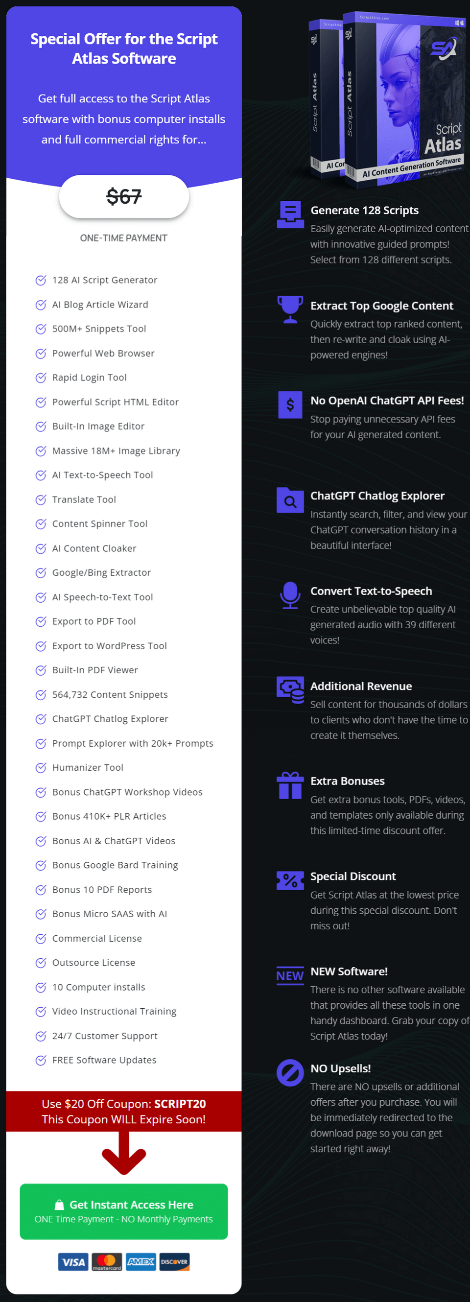 Script Atlas Review | Software Demo| Huge Bonuses|Coupon