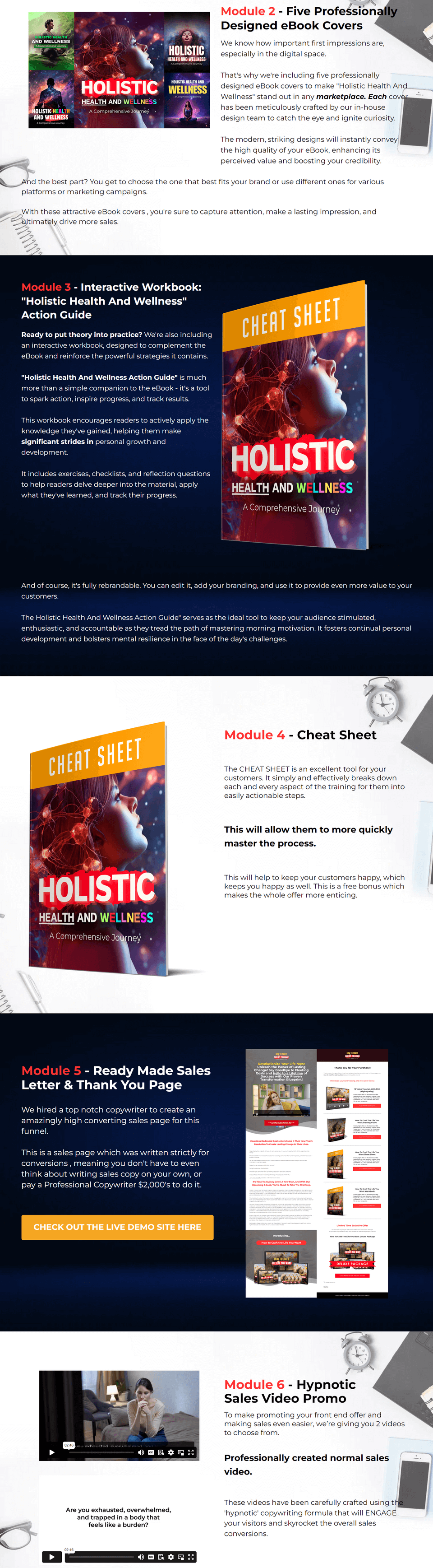 Holistic Health And Wellness PLR Review & Handy Bonuses