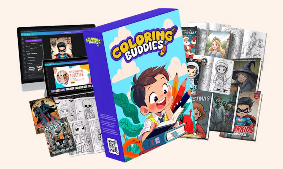 Coloring Buddies Review: Start to Earn Big from KDP & Etsy
