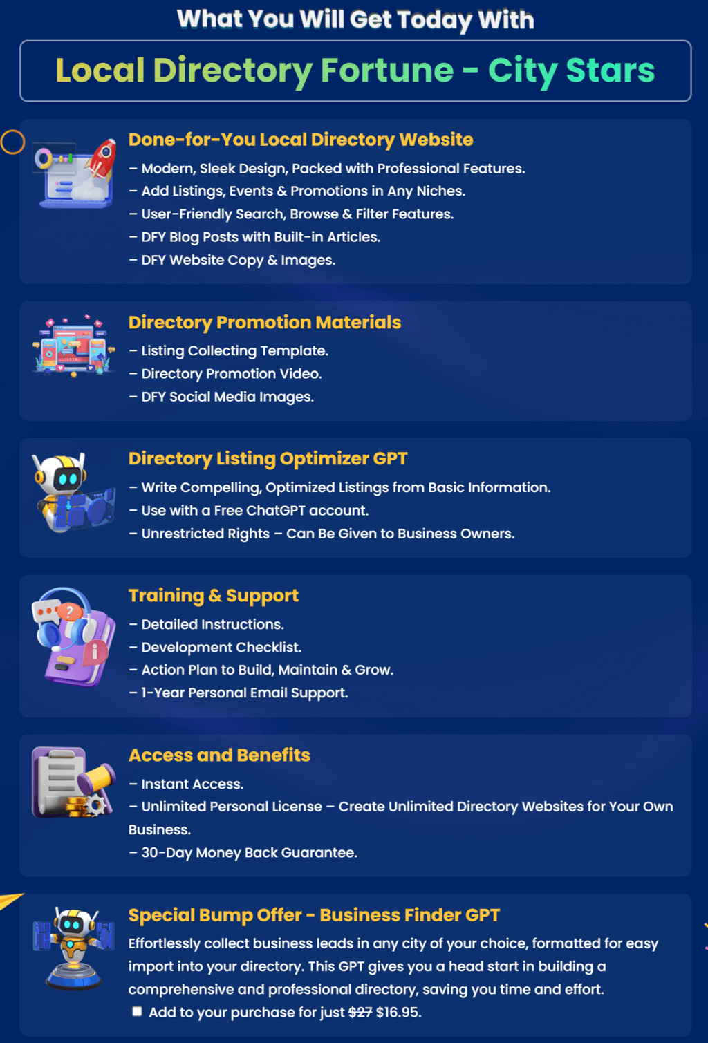 Local Directory Fortune - City Stars Review & Huge Bonuses